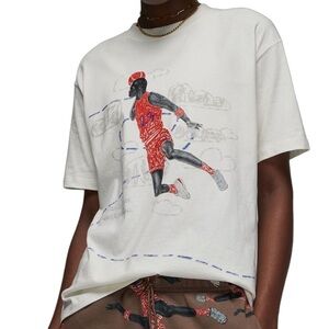 Nike Woman ARTIST SERIES BY PARKER DUNCAN T-SHIRT DX0420-133 size S NWOT